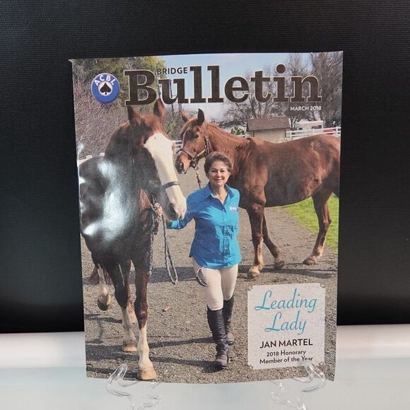 ACBL Bridge Bulletin 4 Magazines 2018 and 2017 - Picture 3 of 6